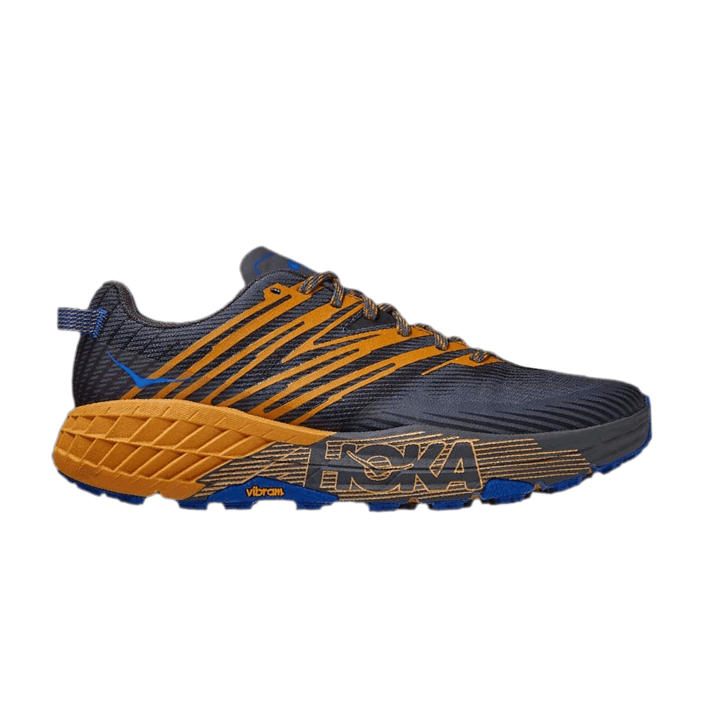 Кроссовки HOKA Speedgoat 4 'Castlerock Golden Yellow'
