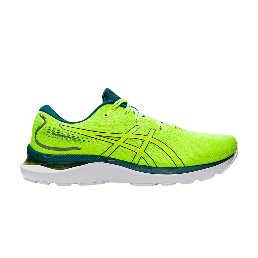 Кроссовки ASICS Gel Cumulus 24 'Safety Yellow Velvet Pine'