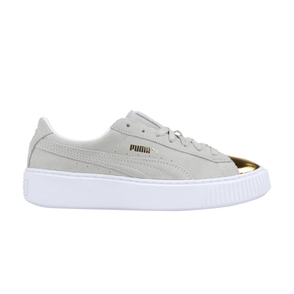 Krossovki-Puma-Wmns-Suede-Platform-White-Gold