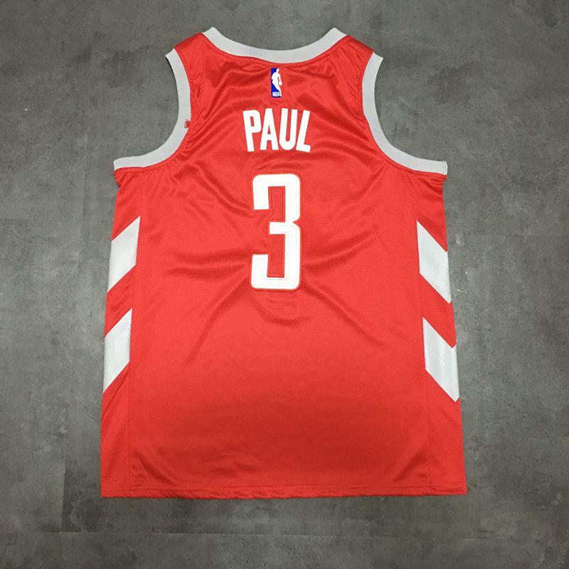 Баскетбольная джерси 2017-18 Chris Paul Rockets #3 Icon Red