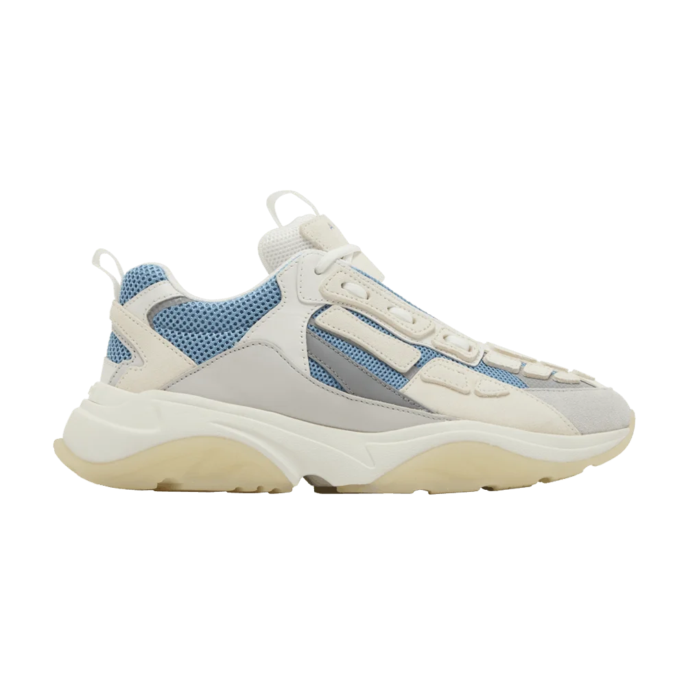 Krossovki-Amiri-Bone-Runner-White-Teal
