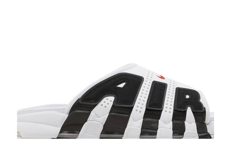 Nike Air More Uptempo Slide 'White Black Red'