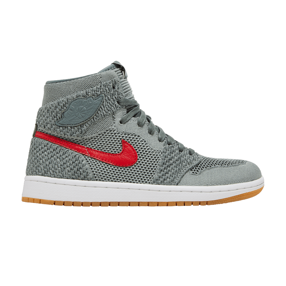 Кроссовки Air Jordan 1 Retro High Flyknit GS 'Clay Green'