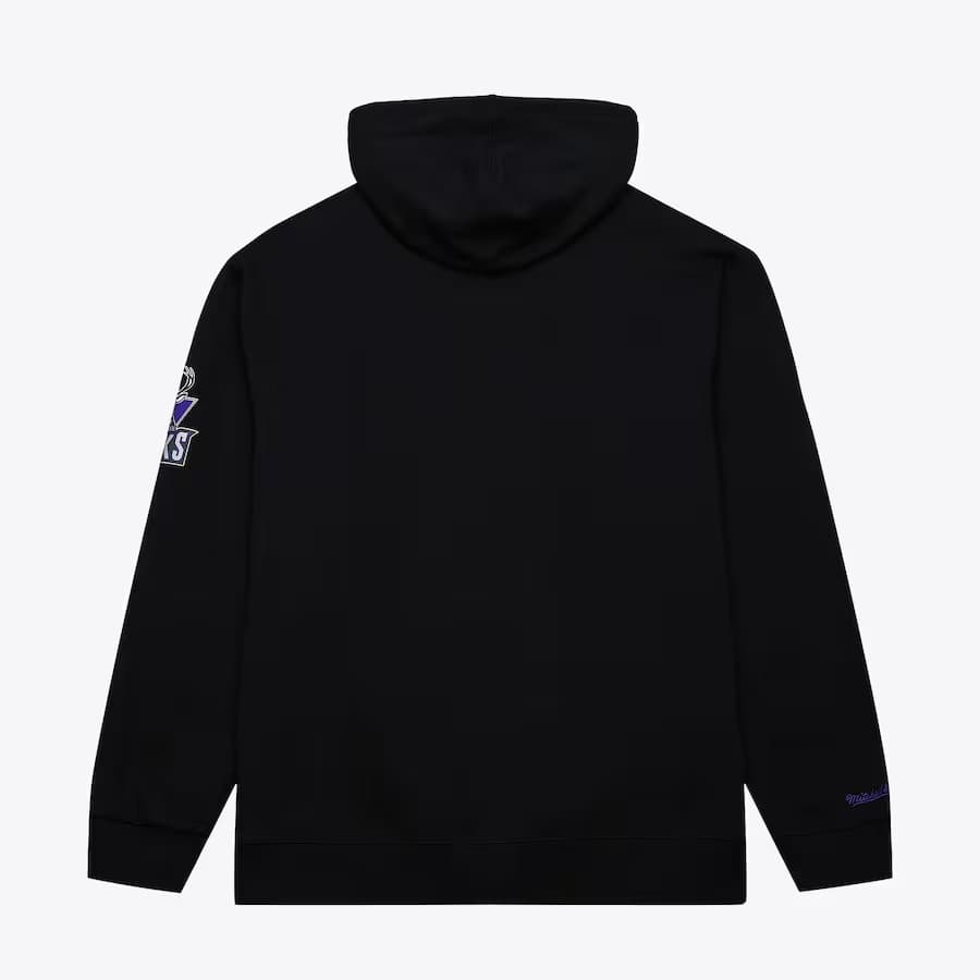 Худи Mitchell & Ness Black Milwaukee Bucks Game Time Vintage Logo Fleece Pullover Hoodie