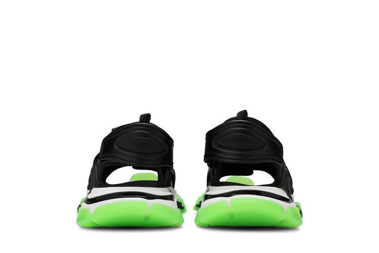 Сандалии Balenciaga Track Sandal 'Clearsole - Black Fluo Green'