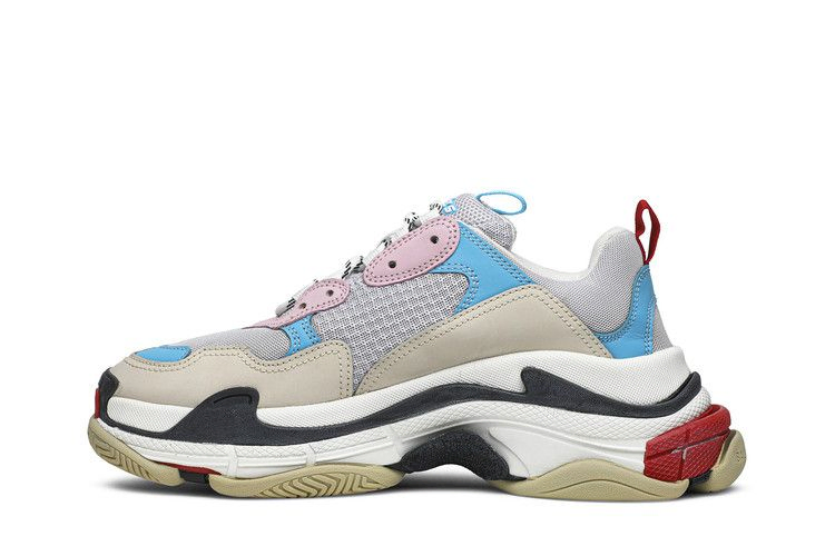 Кроссовки Balenciaga Wmns Triple S 'White Blue Pink' 2019