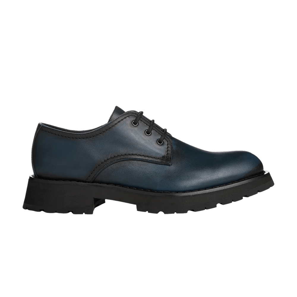 Кроссовки Alexander McQueen Burnished Derby Flat 'Anthracite'