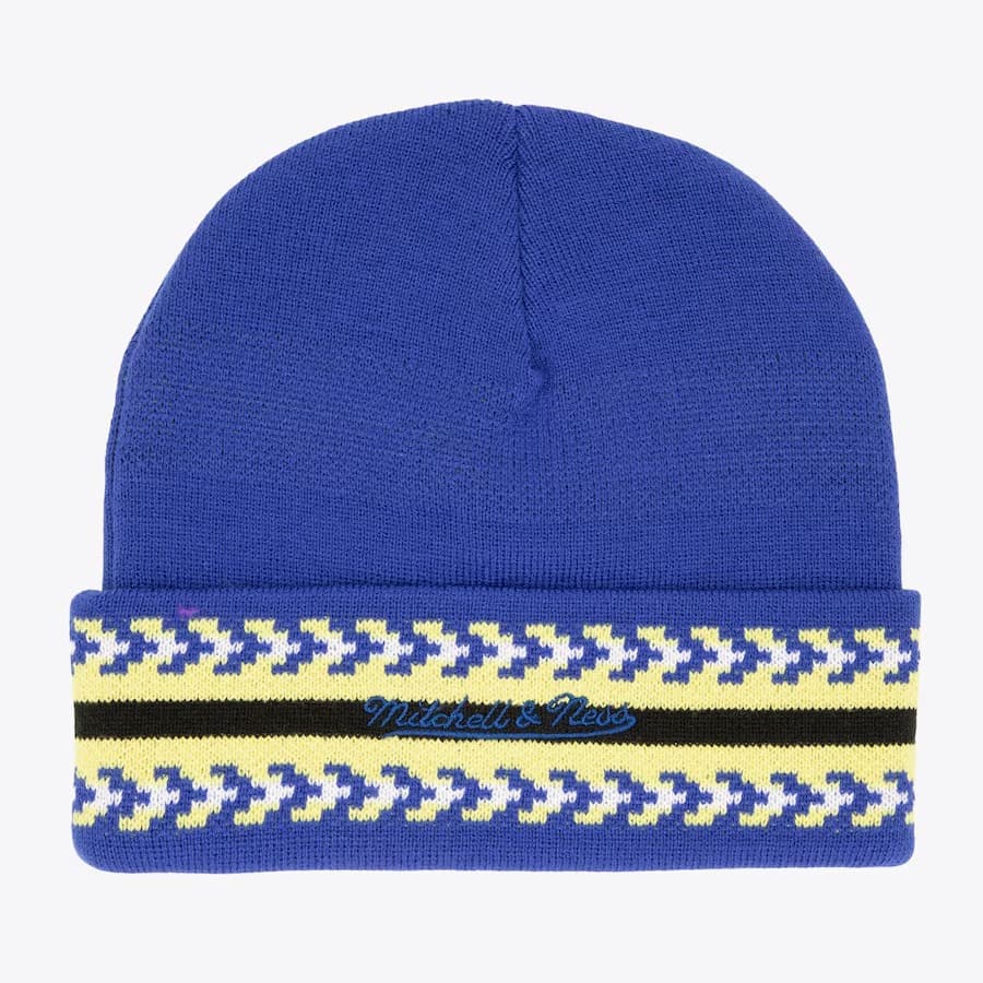 Mitchell-Ness-Royal-Golden-State-Warriors-Hardwood-Classics-Game-On-Cuffed-Knit-Hat-1