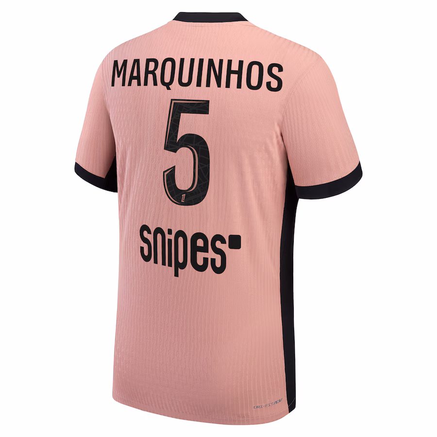Футбольное джерси PSG Jordan Third Dri-FIT ADV Match Shirt 2024-25 Marquinhos 5