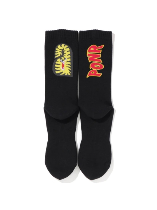 BAPE-2nd-Shark-Socks-Black-3