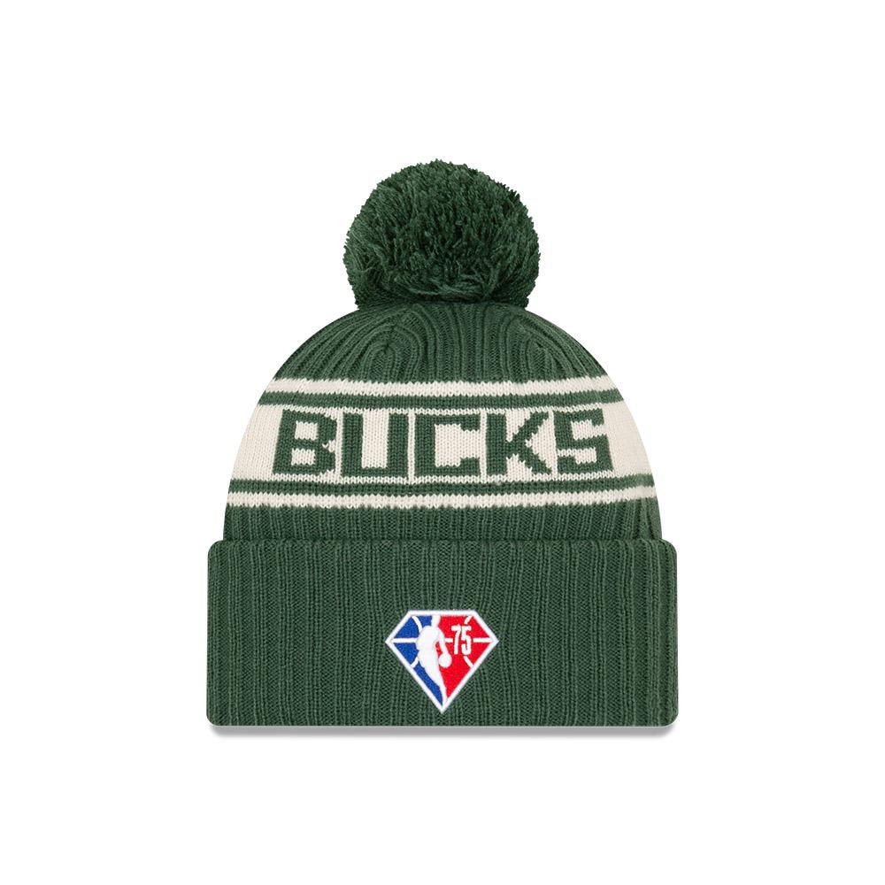 New-Era-Milwaukee-Bucks-2021-Draft-Edition-Pom-Knit-NBA-Beanie-2