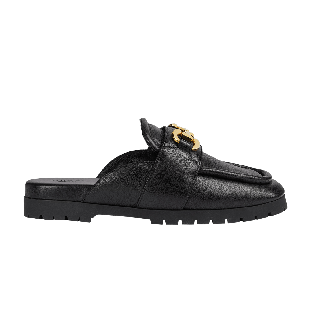 Кроссовки Gucci Wmns Horsebit Mule 'Black'