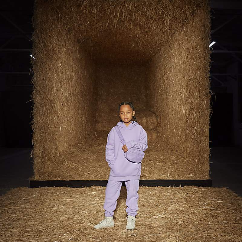 Худи adidas Ivy Park Cargo Hoodie (Kids) Purple Glow