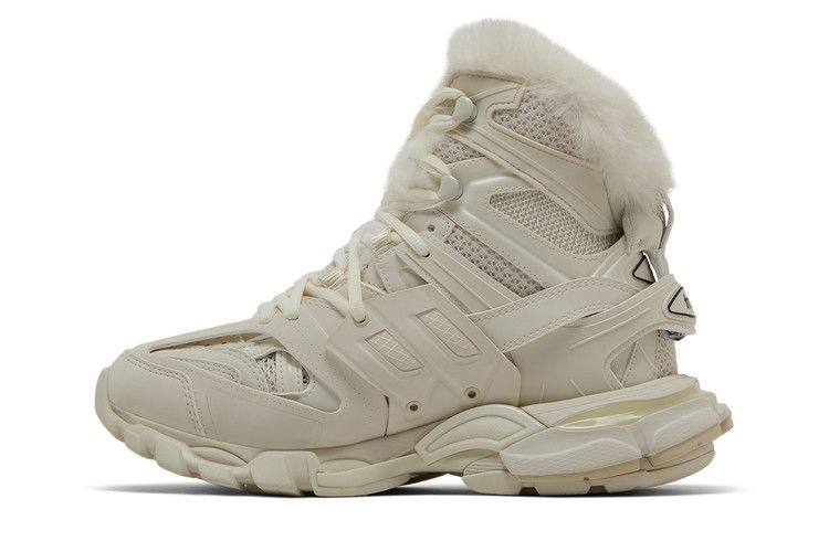 Кроссовки Balenciaga Wmns Track Hike 'Faux Fur - Beige'