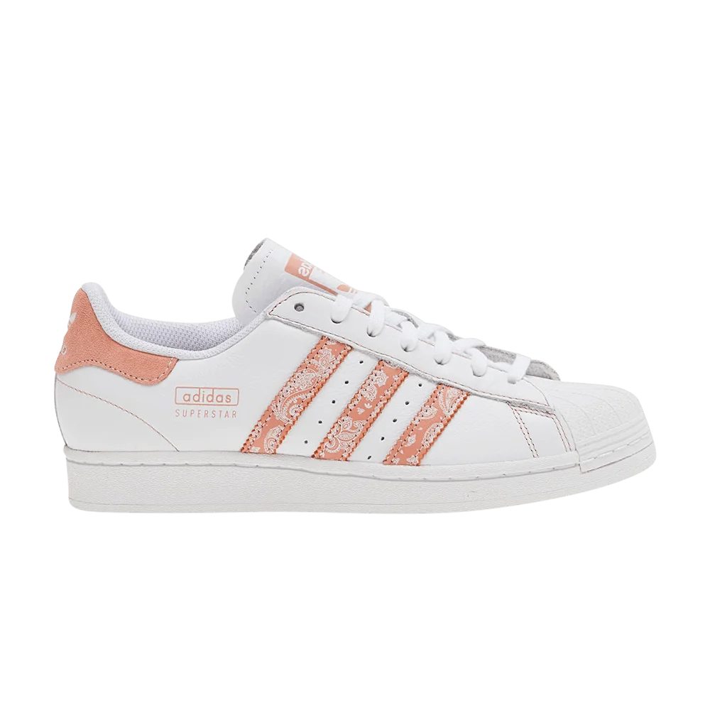 Krossovki-adidas-Wmns-Superstar-Paisley-White-Wonder-Clay