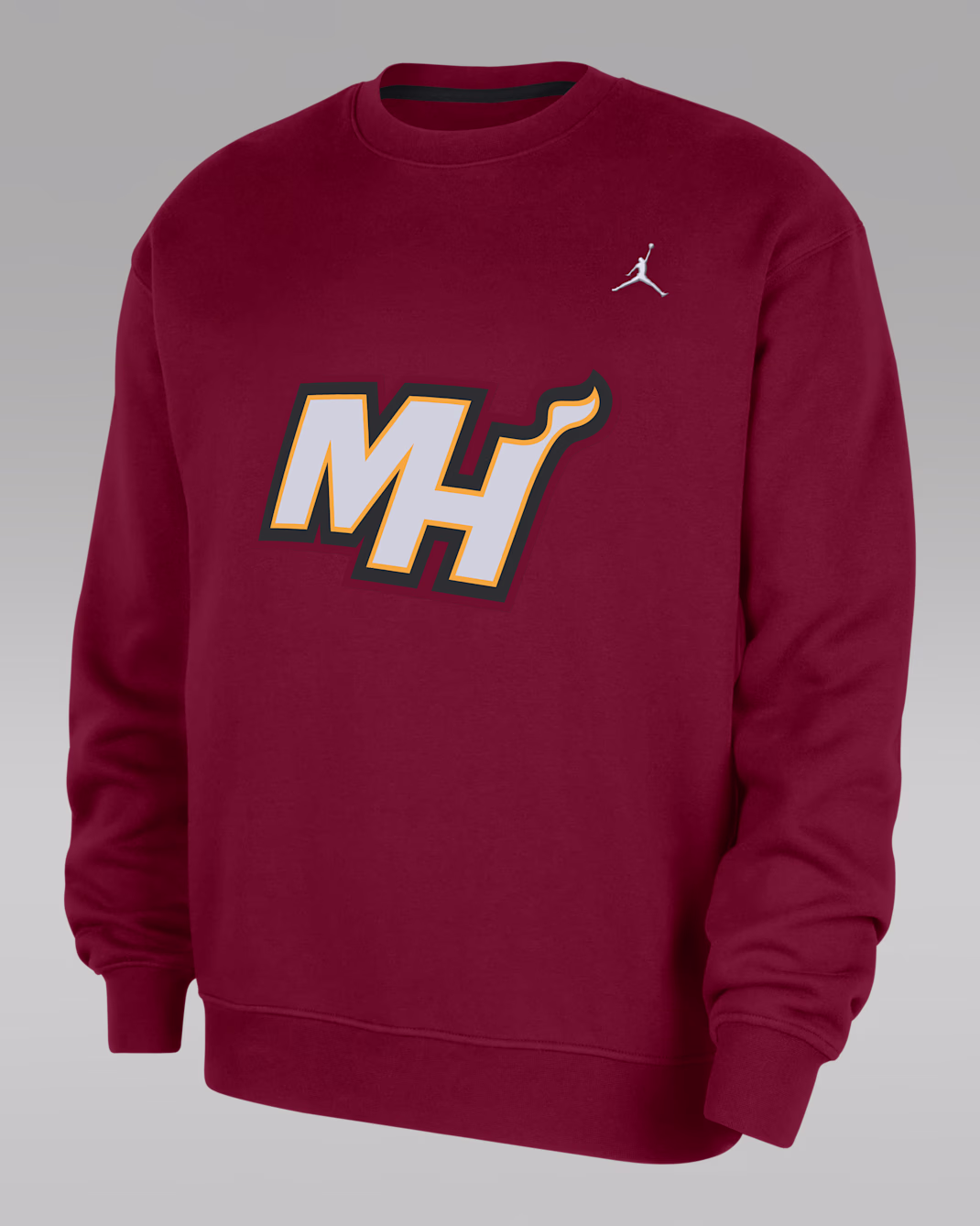 Мужской свитшот Jordan NBA Miami Heat Statement Essentials Tough Red/White