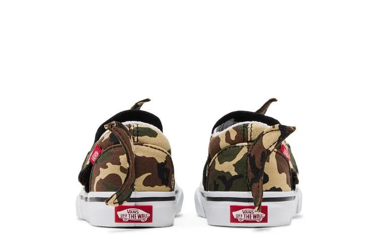 Кроссовки Vans Slip-On V Toddler 'Camo Shark'