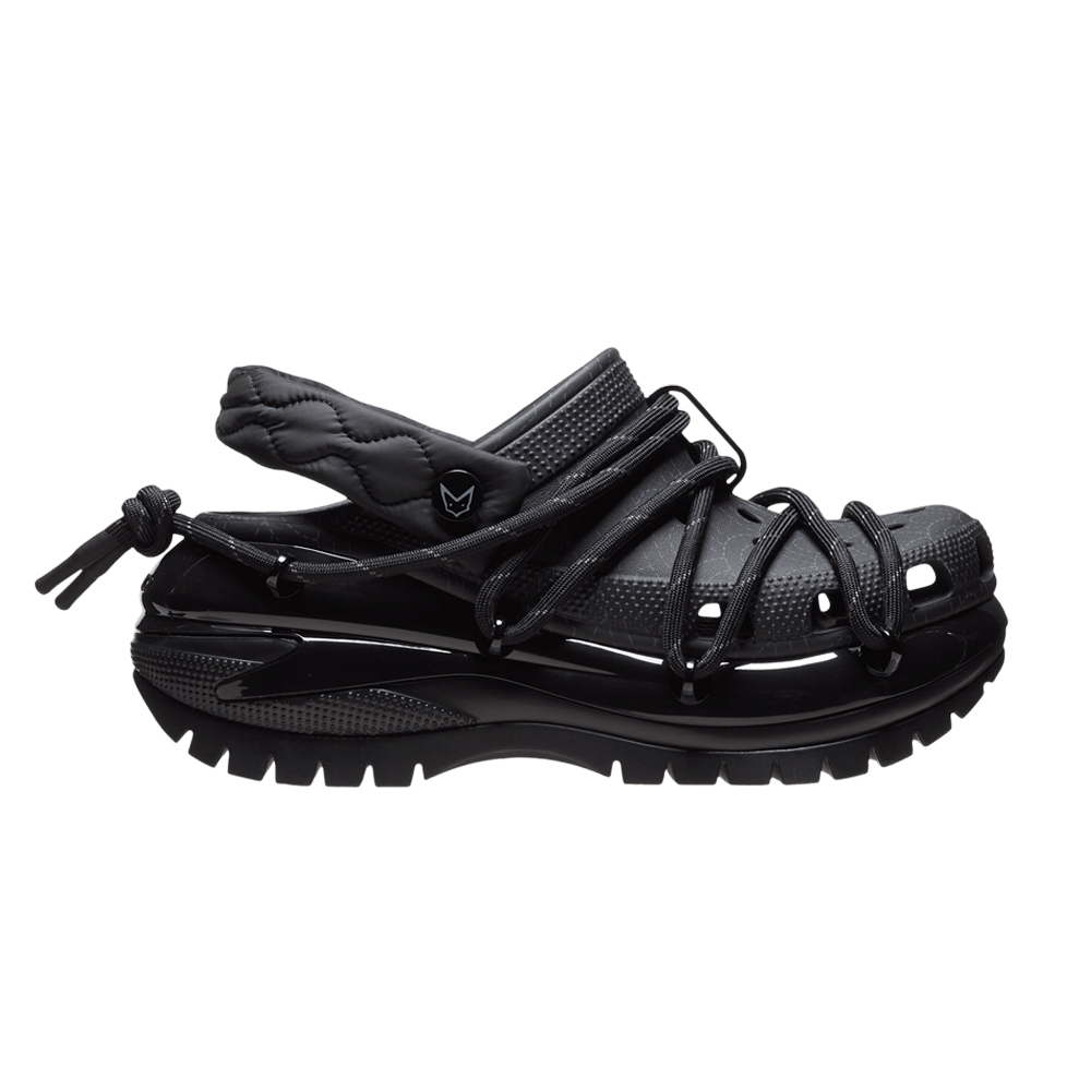 Кроссовки Crocs Rauw Alejandro x Mega Crush Clog 'Black'