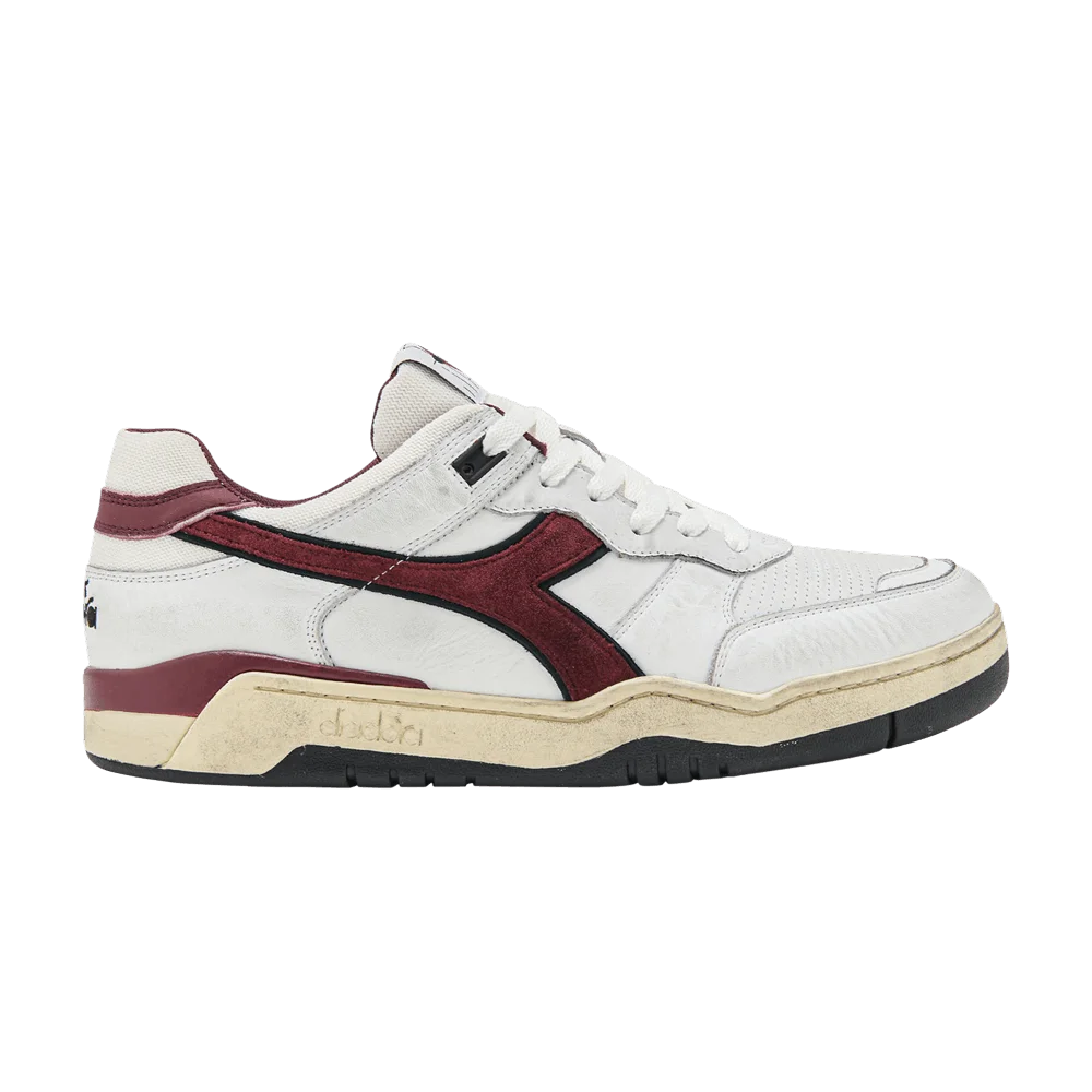 Krossovki-Diadora-B.560-Used-White-Ruby-Wine
