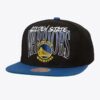 Mitchell-Ness-Black-Golden-State-Warriors-Rise-Up-Snapback-Hat-100x100