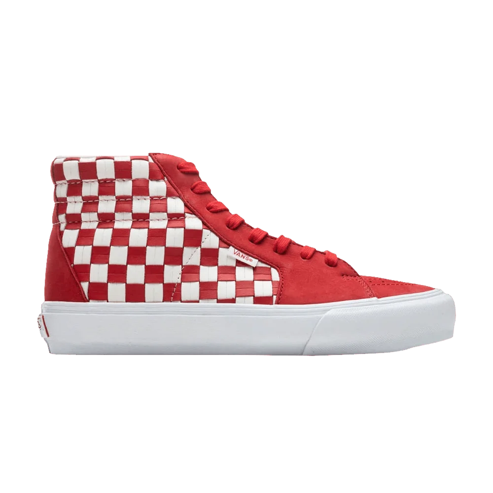 Кроссовки Vans Style 38 'Leather Woven - Red Blanc'