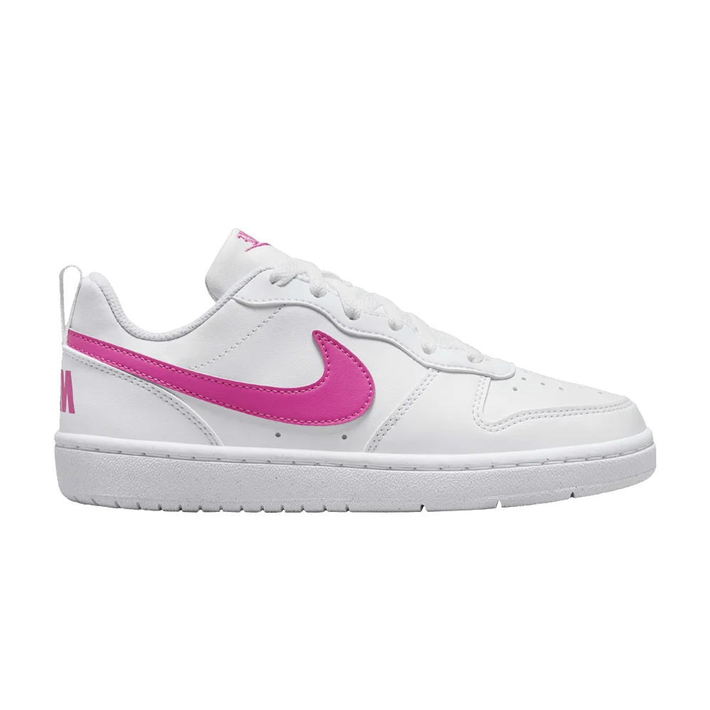 Krossovki-Nike-Court-Borough-Low-Recraft-GS-White-Laser-Fuchsia