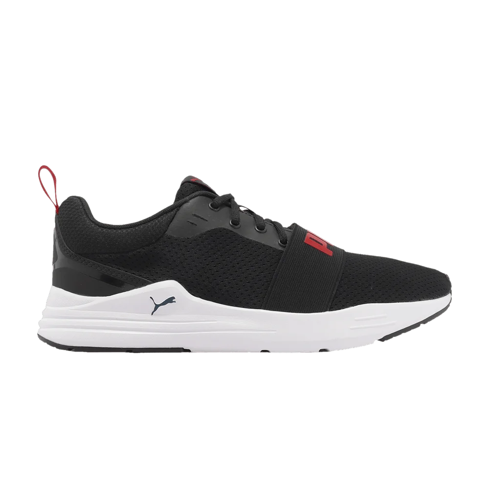 Krossovki-Puma-Wired-Run-Black-High-Risk-Red