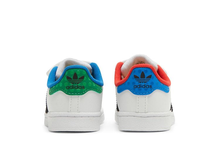 Кроссовки LEGO x adidas Superstar CF I 'White Yellow Green'