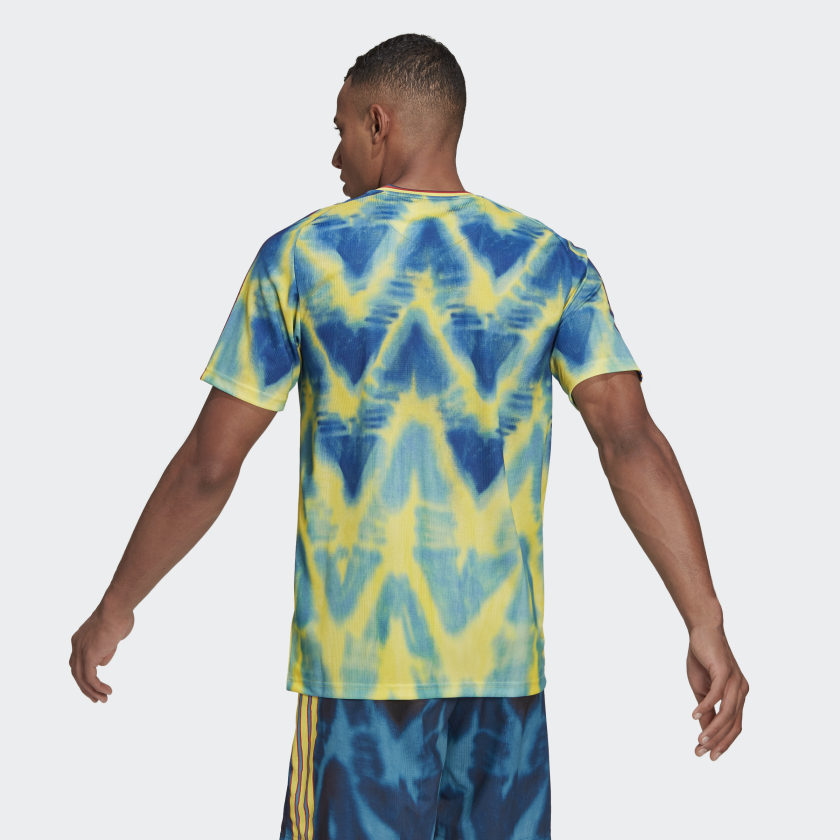 Футболка adidas Arsenal Human Race Jersey Eqt Yellow/Collegiate Navy