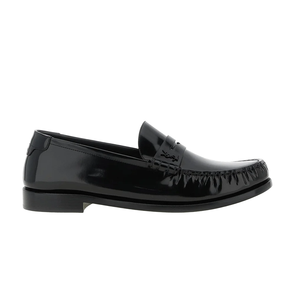 Krossovki-Saint-Laurent-Logo-Detail-Lofer-Black
