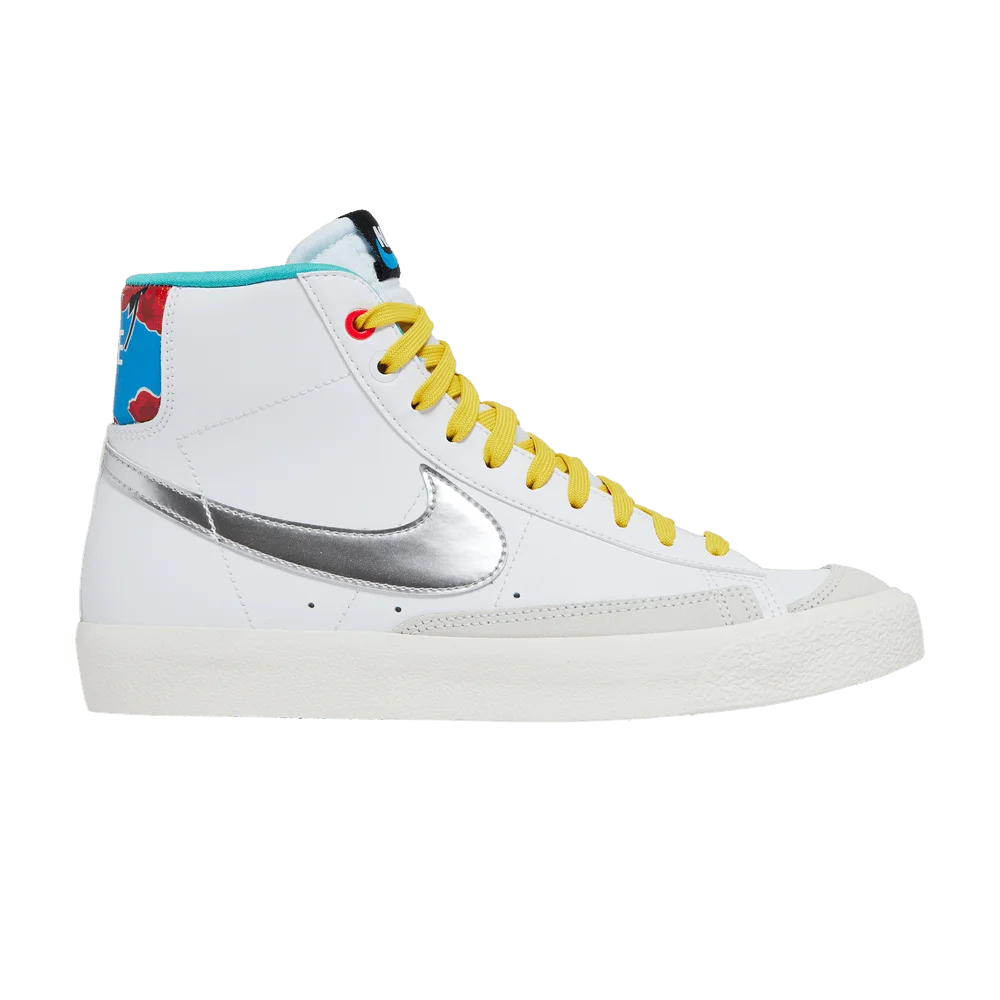 Krossovki-Nike-Blazer-Mid-77-GS-White-Vivid-Sulfur
