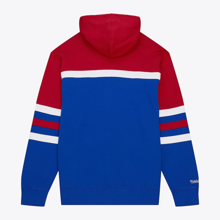 Худи Mitchell & Ness Blue New Jersey Nets Head Coach Pullover Hoodie