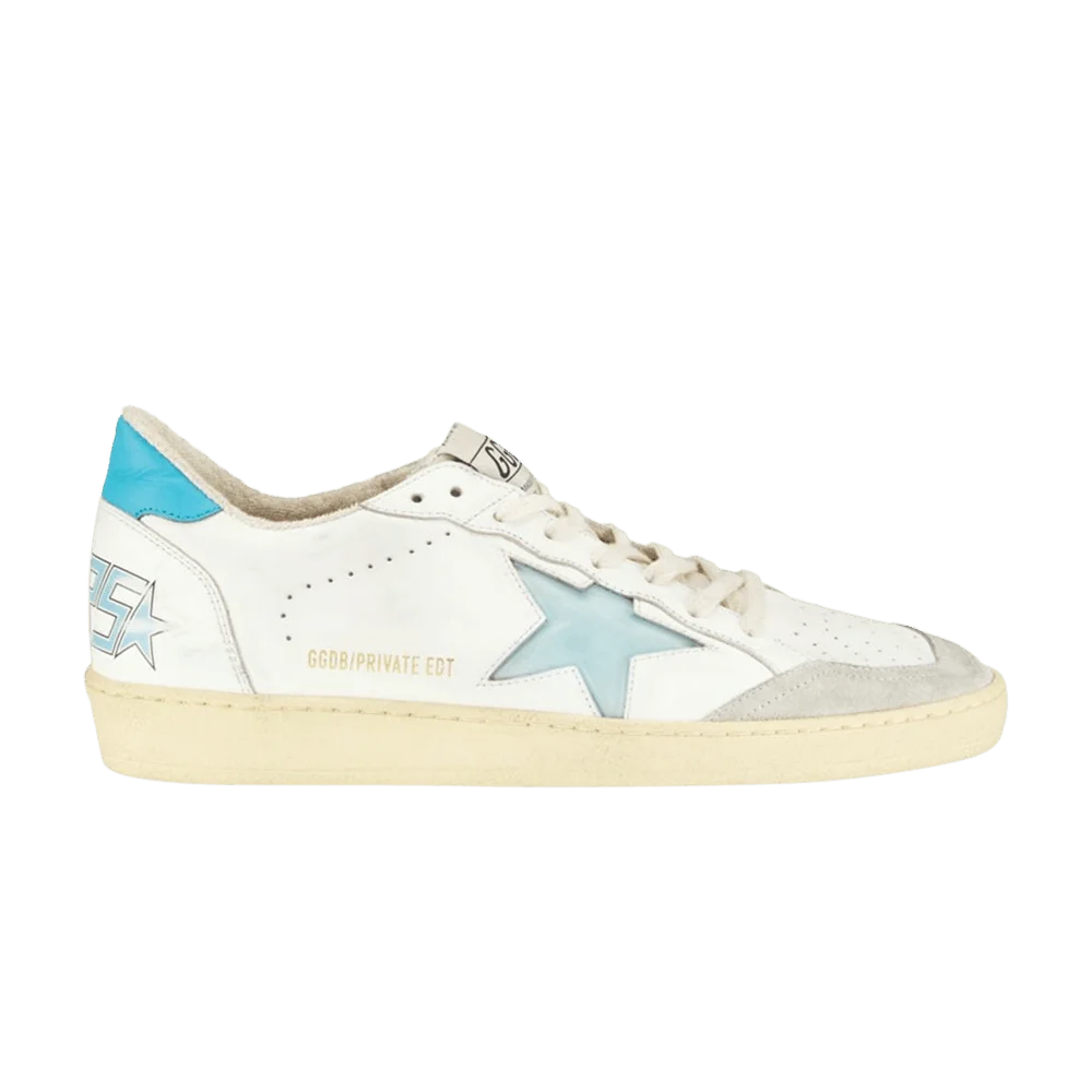 Krossovki-Golden-Goose-Ball-Star-White-Light-Blue