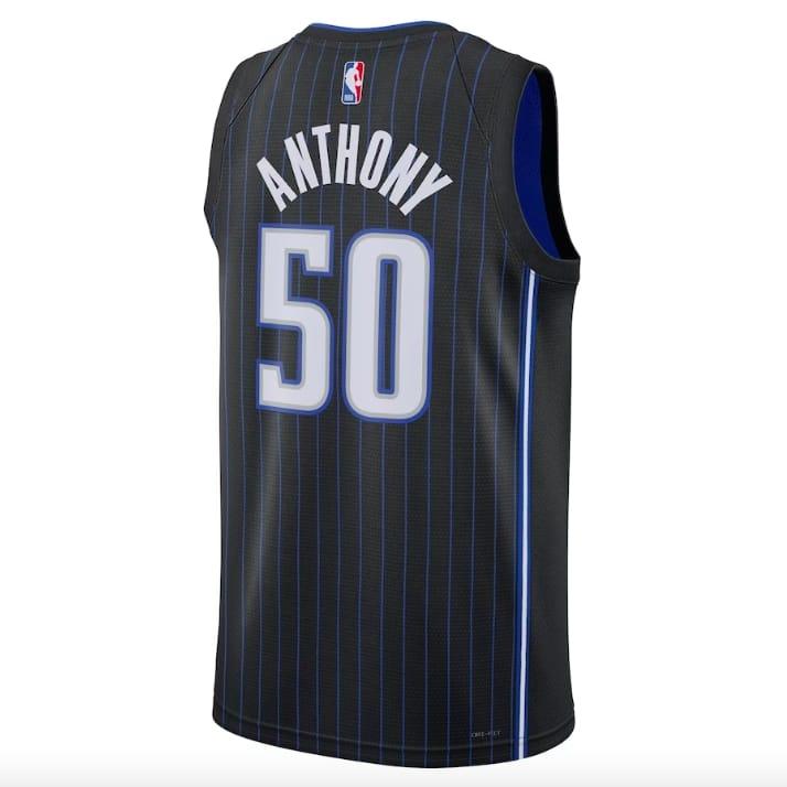 Баскетбольная джерси 2022-23 Orlando Magic #50 Cole Anthony Swingman Icon Black Jersey