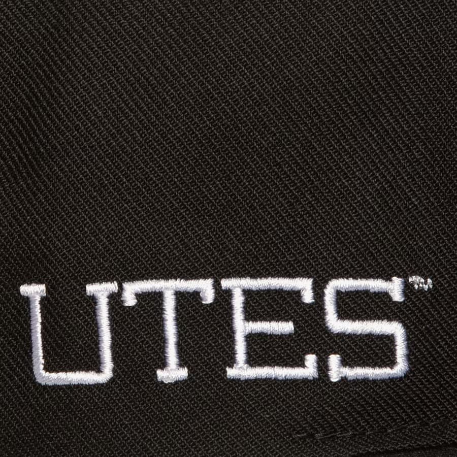 Бейсболка Mitchell & Ness Black Utah Utes GShadow Snapback V OG Snapback Cap