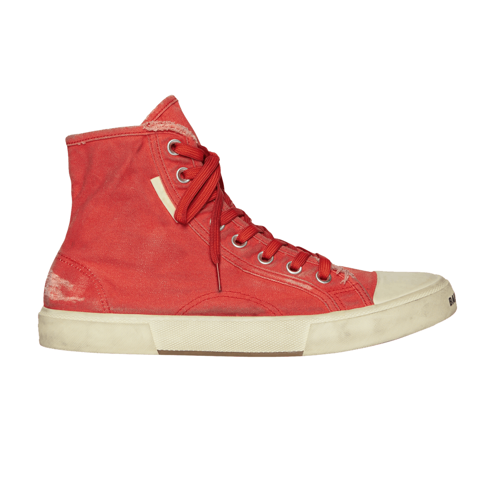 Кроссовки Balenciaga Paris High 'Destroyed - Red'