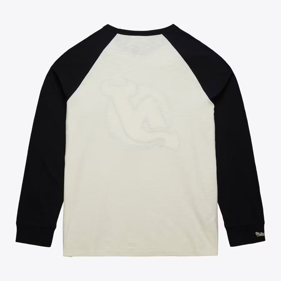 Лонгслив Mitchell & Ness Cream New Jersey Devils Legendary Slub Raglan Long Sleeve T-Shirt