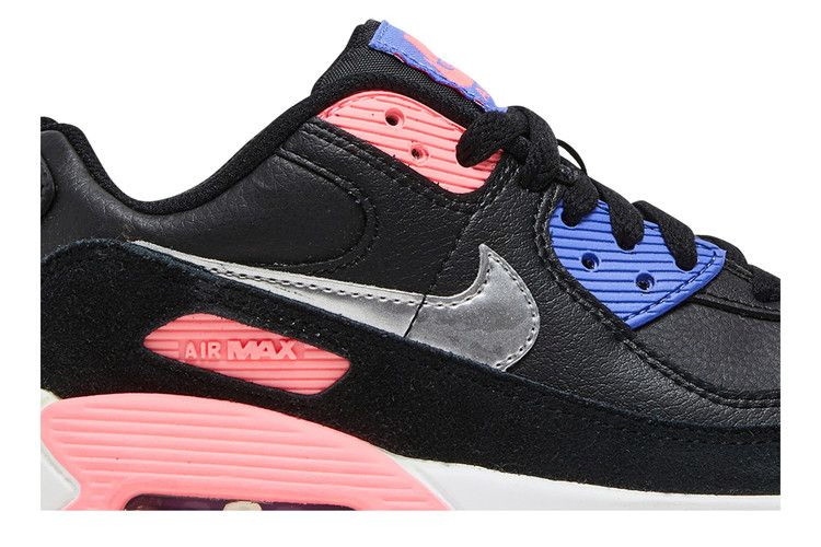 Кроссовки Nike Air Max 90 Leather GS 'Black Sunset Pulse'