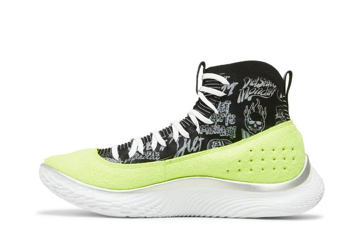 Кроссовки Curry Brand Diet Starts Monday x Curry 4 FloTro 'Tennis Ball'