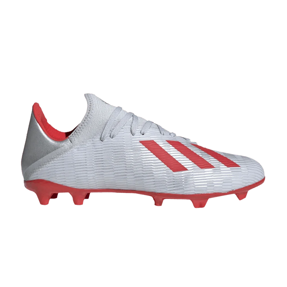 Krossovki-Adidas-X-19.3-FG-Silver-Hi-Res-Red