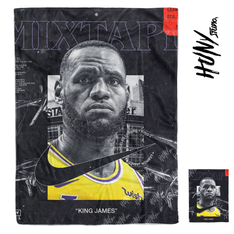 Плед LeBron James Blanket – Basketball Fan Gift