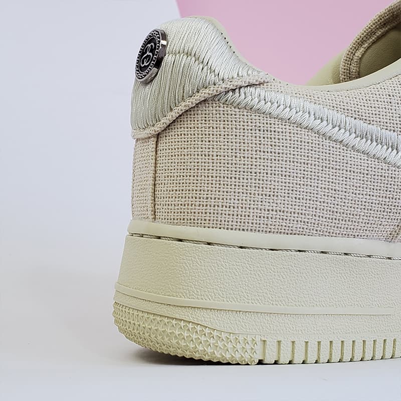 Stussy-x-Nike-Air-Force-1-Low-Fossil-14