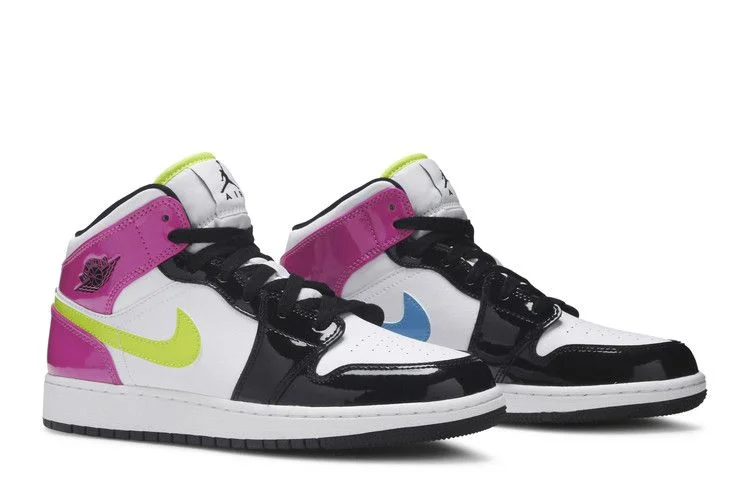 Krossovki-Air-Jordan-1-Mid-SE-GS-Cyber-Active-Fuchsia-7