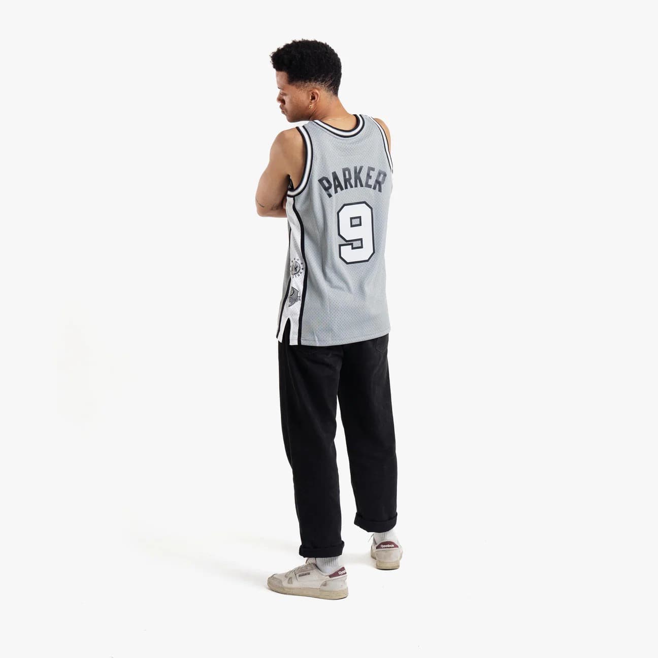 Баскетбольная джерси 2023 San Antonio Spurs Tony Parker #9 Hall Of Fame NBA Limited Grey Jersey
