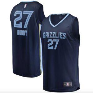 2022-NBA-Draft-First-Round-Pick-Memphis-Grizzlies-27-David-Roddy-Fast-Break-Icon-Navy-Jersey-1-300x300