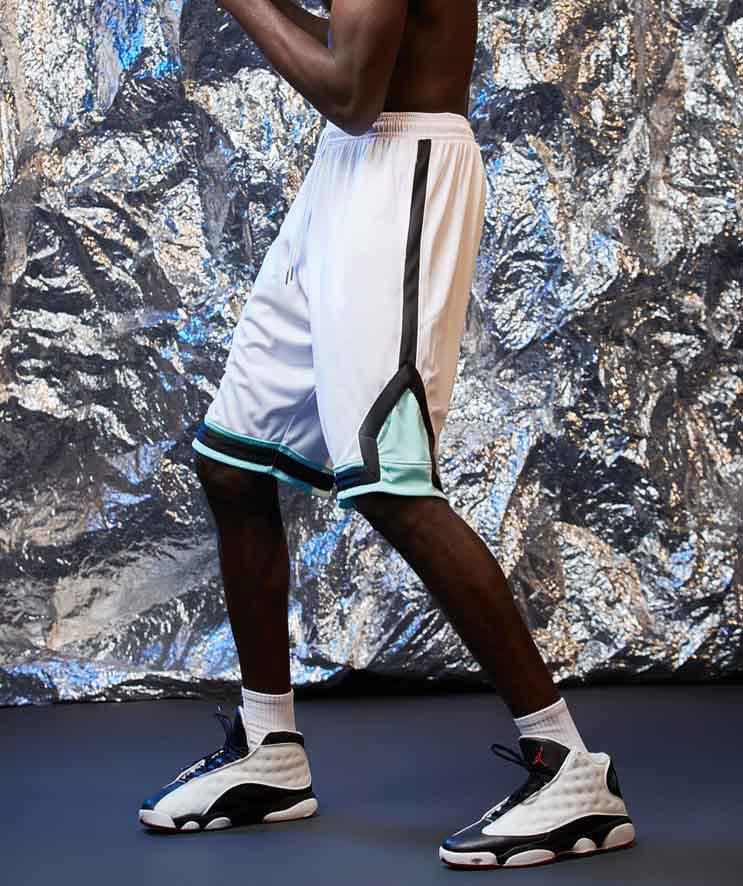 Баскетбольные шорты Ehot Black-Mint Lines White Shorts