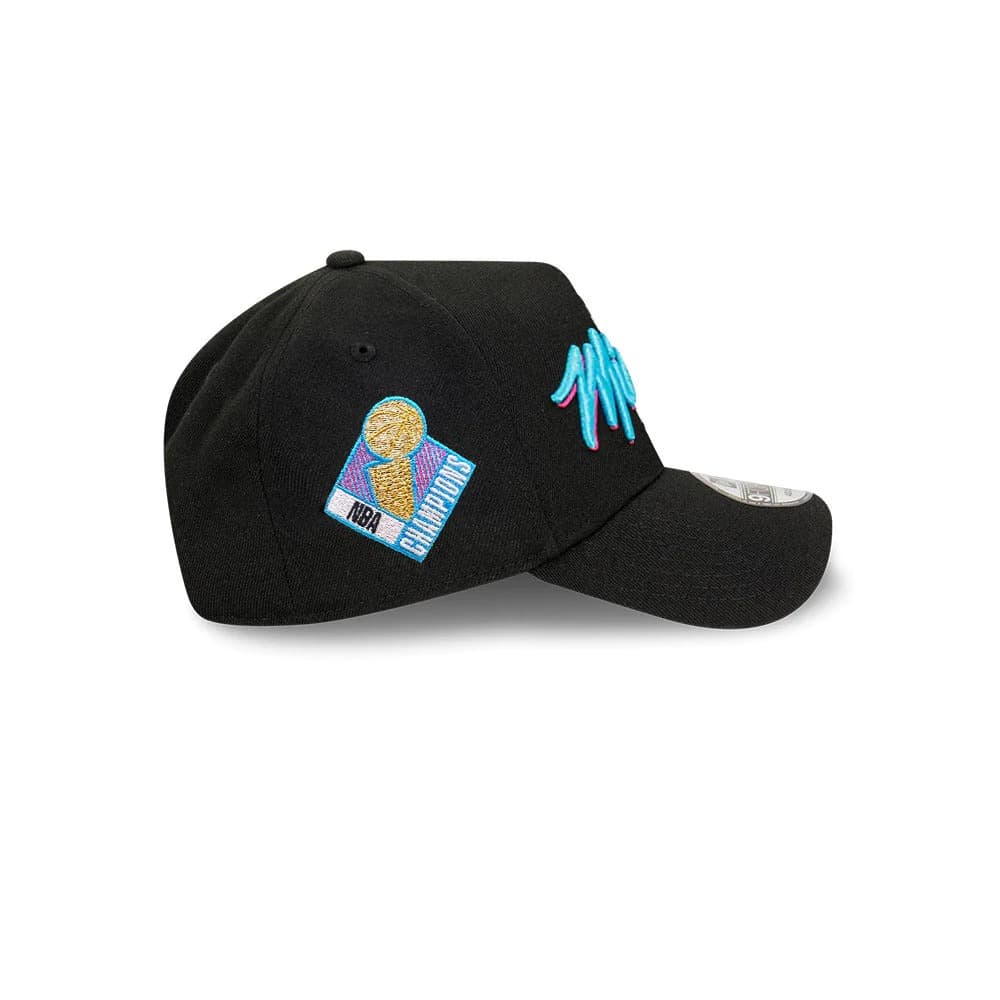 Бейсболка New Era Miami Heat 9FORTY A-Frame Champs NBA Snapback Hat