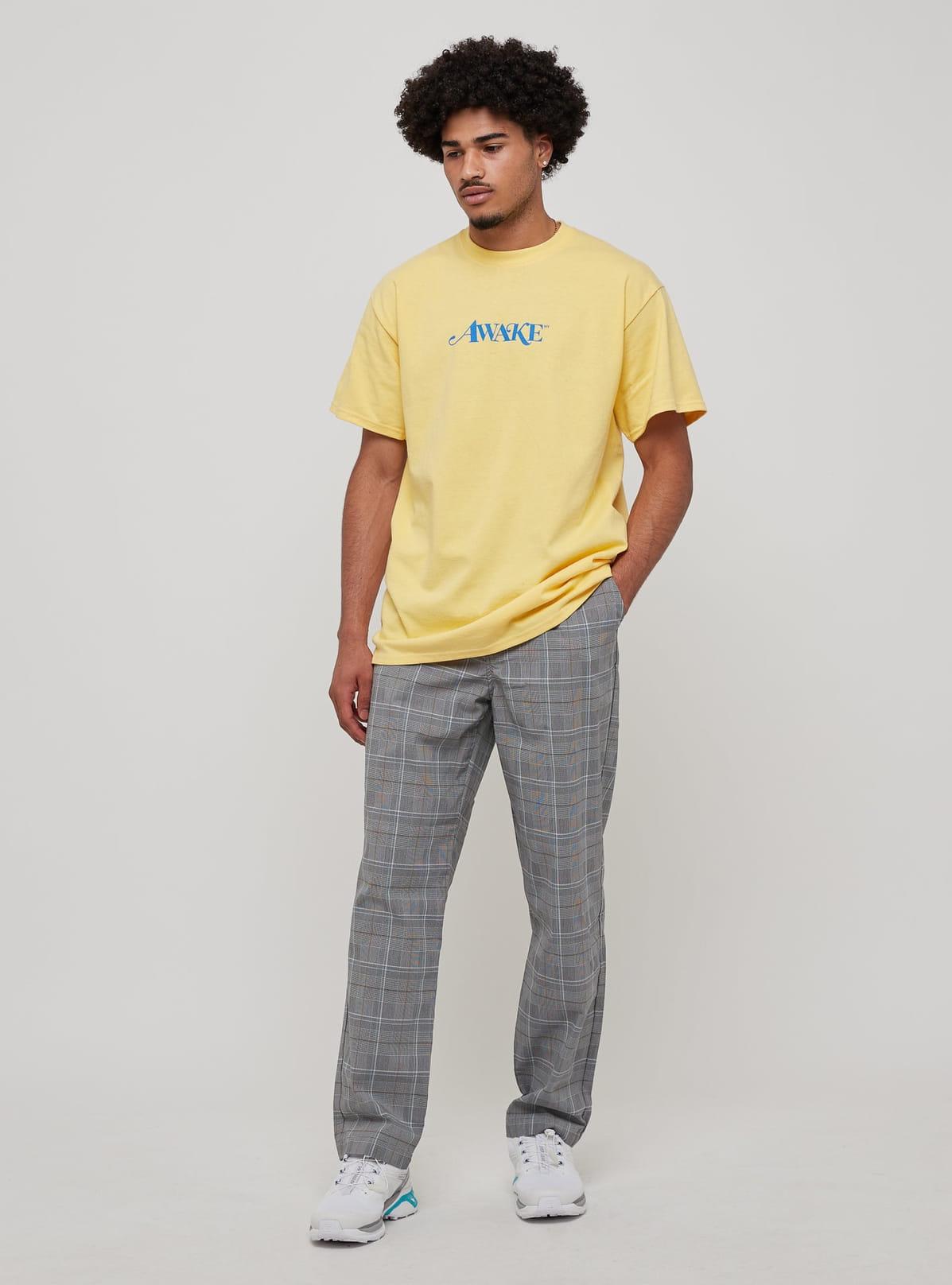 Футболка Awake Classic Logo Tee Light Yellow