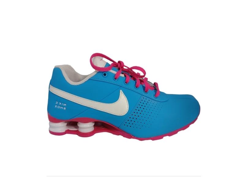 Кроссовки Nike Shox Deliver PNT GS Vivid Blue Pink