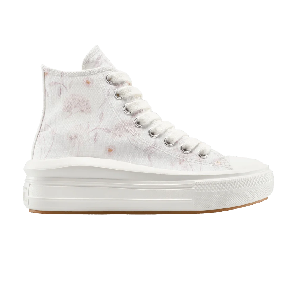 Converse Wmns Chuck Taylor All Star Move Platform High 'Watercolor Flowers'